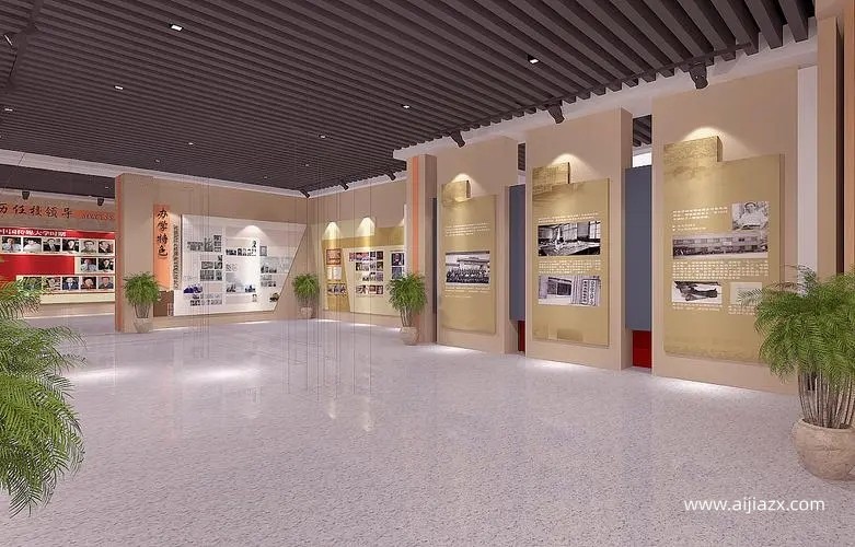 鄭州學(xué)校展館設(shè)計方案及裝修注意事項(xiàng)