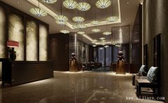 簡(jiǎn)單大氣的鄭州酒店裝修效果圖